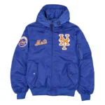 New York Mets Historic L-2B Hooded Bomber Jacket