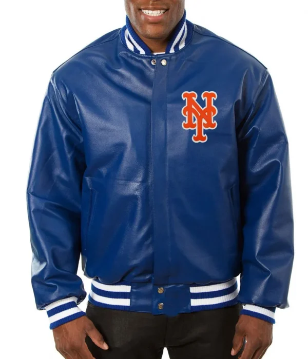 New York Mets Letterman Leather Jacket