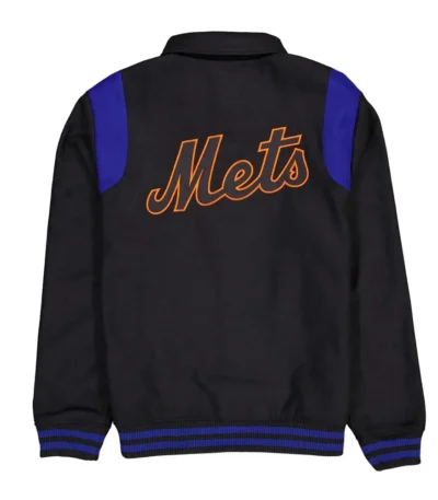New York Mets Sport Night Teddy Varsity Jacket