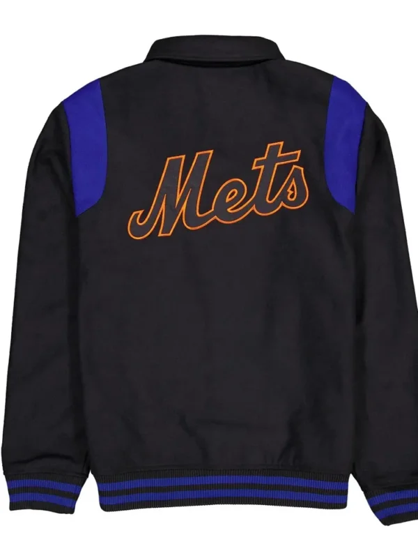 New York Mets Sport Night Teddy Varsity Jacket