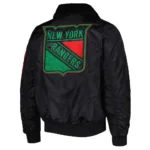 New York Rangers Ty Mopkins Black Jacket