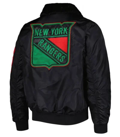 New York Rangers Ty Mopkins Black Jacket