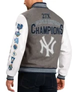 New York Yankees Challenger Gray Varsity Jacket