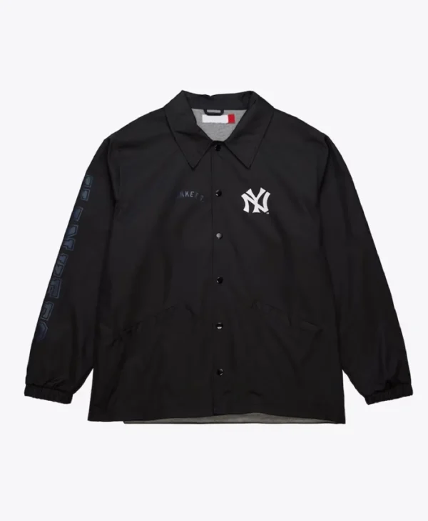 New York Yankees Black Coaches Jacket