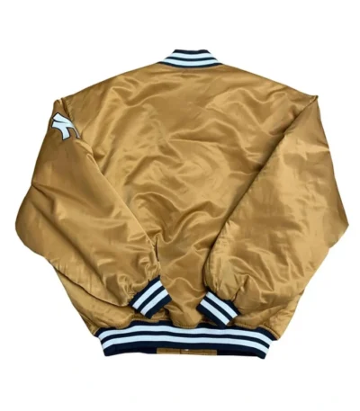 NY Yankees Dugout Full-Snap Golden Jacket