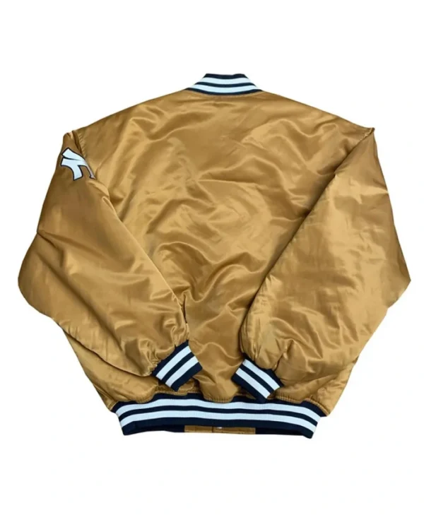 NY Yankees Dugout Full-Snap Golden Jacket