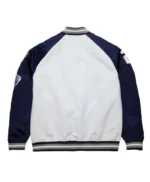 NY Yankees Navy and White Lightweight Satin Jacket