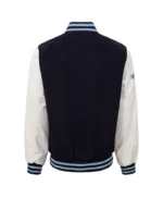 NY Yankees MLB Patch Navy and White Varsity Jacket