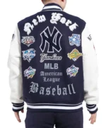 NY Yankees Old English Varsity Jacket