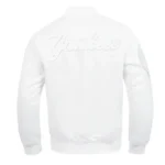 New York Yankees White Out Satin Jacket