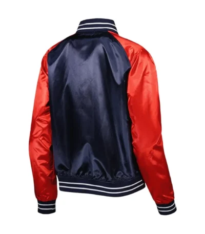 Team 2.0 NY Yankees Navy and Red Satin Jacket