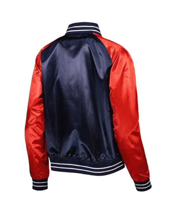 Team 2.0 NY Yankees Navy and Red Satin Jacket