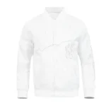 New York Yankees White Out Satin Jacket