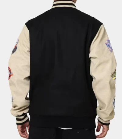 NY Yankees World Series Black Varsity Jacket