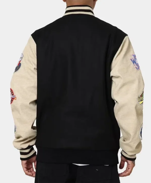 NY Yankees World Series Black Varsity Jacket