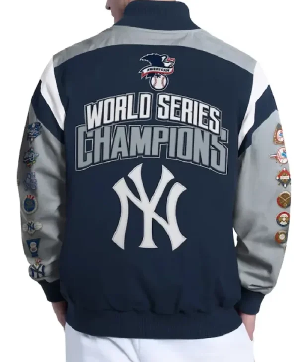 NY Yankees Strong Safety Commemorative Navy Jacket