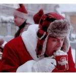 Nick Kringle Noelle Red San­ta Clause Cos­tume Coat
