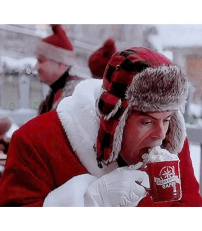 Nick Kringle Noelle Red San­ta Clause Cos­tume Coat