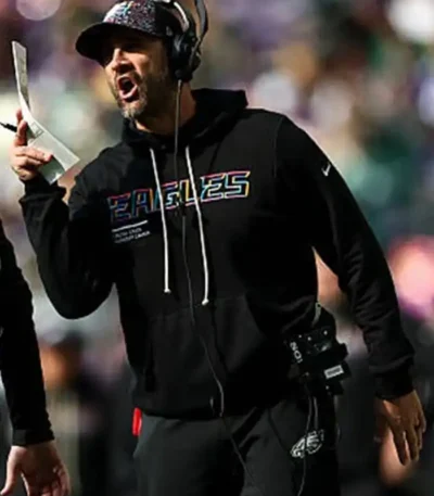 Nick Sirianni Philadelphia Eagles Crucial Catch Hoodie