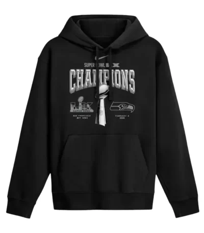 Super Bowl LX Champions Seattle Seahawks Hoodie