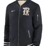 Nike Texas Rangers City Connect Black Bomber Jacket