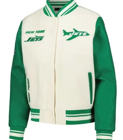 Ny Jets Retro Classic Varsity Jacket