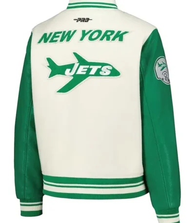 Ny Jets Retro Classic Varsity Jacket