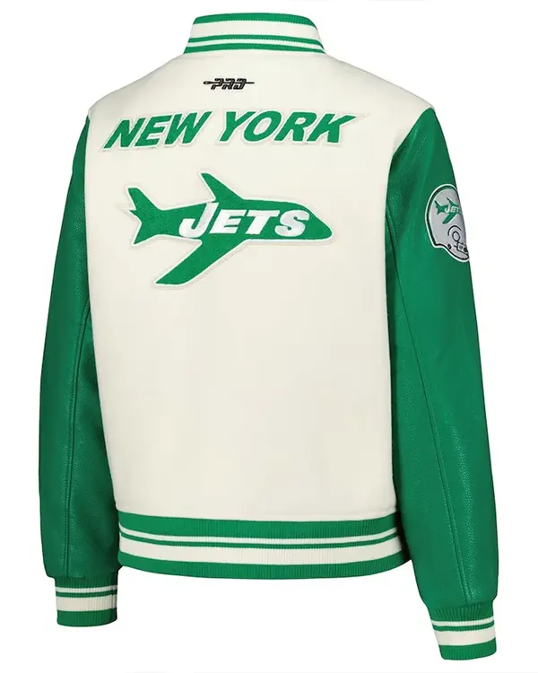 Ny Jets Retro Classic Varsity Jacket