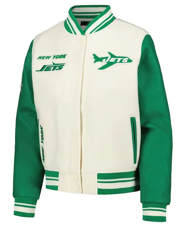 Ny Jets Retro Classic Varsity Jacket