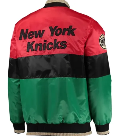 Ny Knicks 75th Anniversary Full-snap Satin Jacket