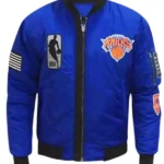Ny Knicks Black History Collection Flight Jacket