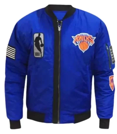 Ny Knicks Black History Collection Flight Jacket