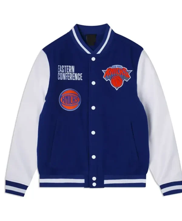Ny Knicks Eastern Conference Blue Varsity Jacket