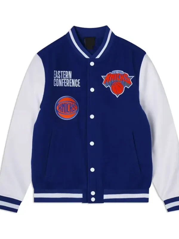 Ny Knicks Eastern Conference Blue Varsity Jacket