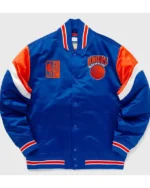 Ny Knicks Heavyweight Royal Satin Jacket