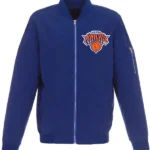 Ny Knicks Lightweight Nylon Bomber Jacket