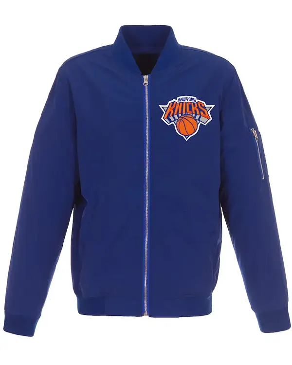 Ny Knicks Lightweight Nylon Bomber Jacket Ny Knicks Lightweight Nylon Bomber Jacket