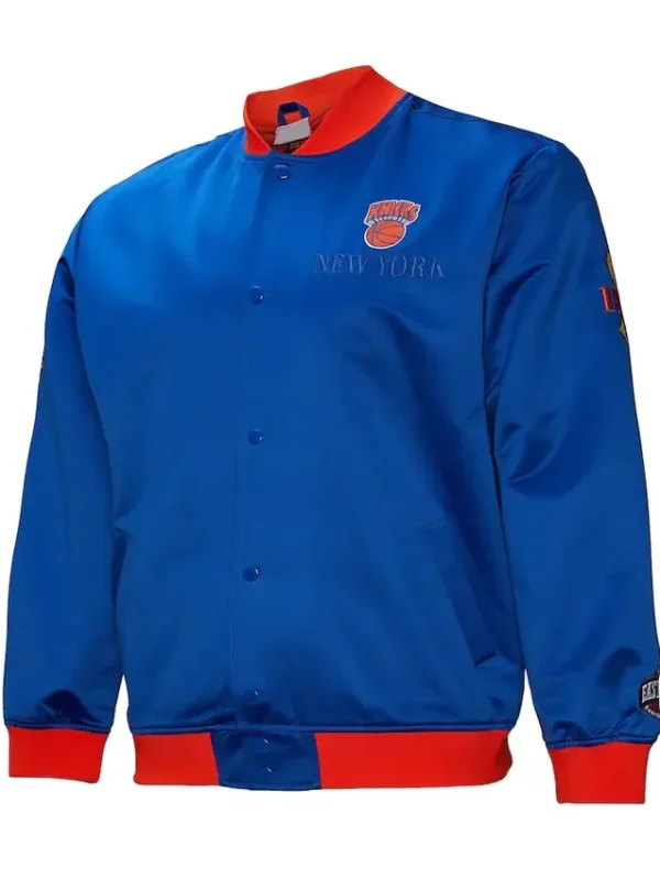 Ny Knicks Og 3.0 Blue Satin Jacket