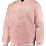 Ny Knicks Pink Satin Jacket
