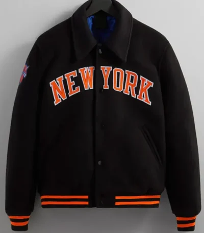 Ny Knicks Wool Varsity Jacket