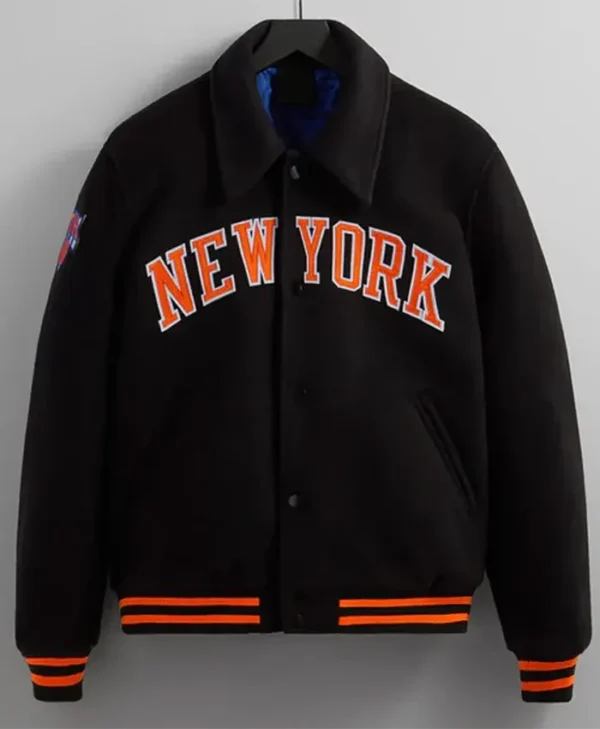 Ny Knicks Wool Varsity Jacket
