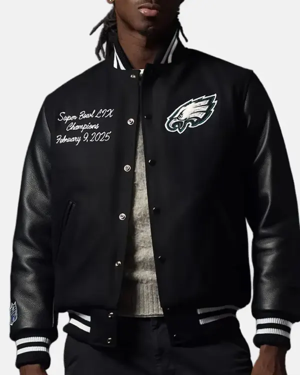 Nyc Philadelphia Eagles Bradley Cooper Varsity Jacket Nyc Philadelphia Eagles Bradley Cooper Varsity Jacket