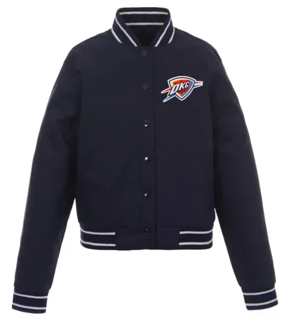 OKC Black Poly Twill Jacket