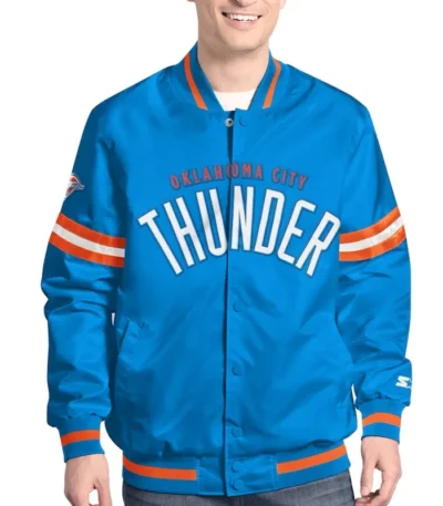 OKC Scout Varsity Satin Jacket