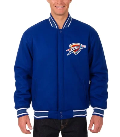 OKC Varsity Royal Blue Wool Jacket