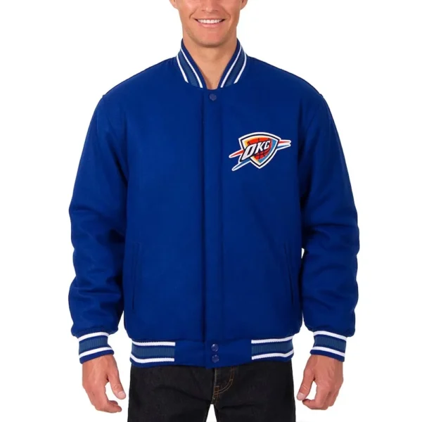 OKC Varsity Royal Blue Wool Jacket