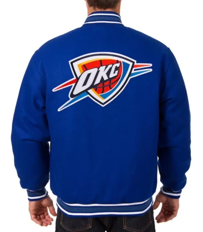 OKC Varsity Royal Blue Wool Jacket
