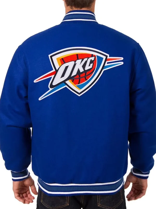 OKC Varsity Royal Blue Wool Jacket