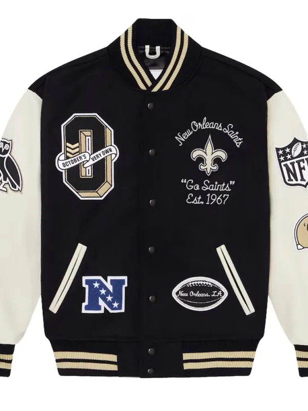 OVO New Orleans Saints Varsity Jacket