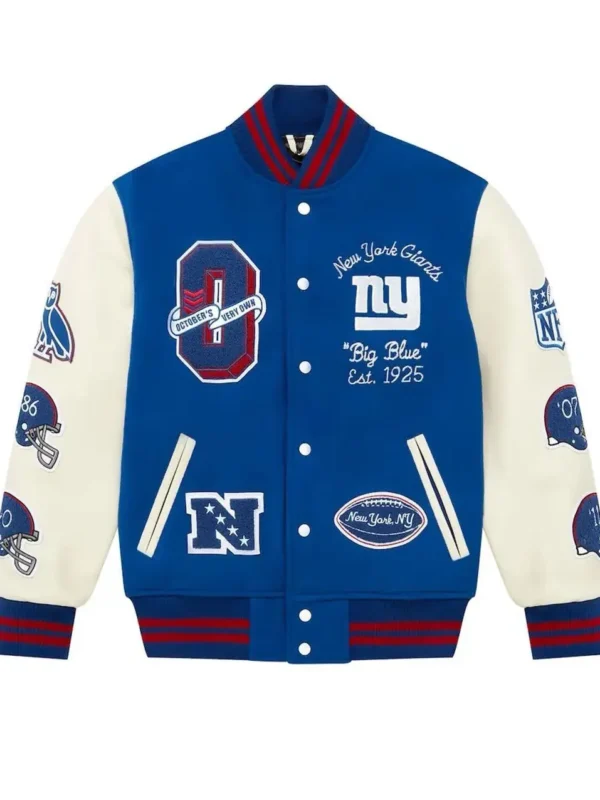 OVO New York Giants Varsity Jacket
